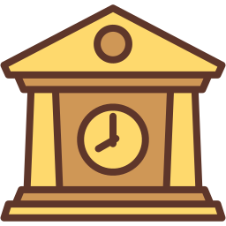 Bank time icon