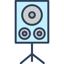 skrzynka głośnikowa ikona