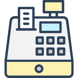 Invoice machine icon