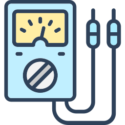 voltmeter-pictogram icoon