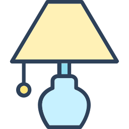lámpara de noche icono