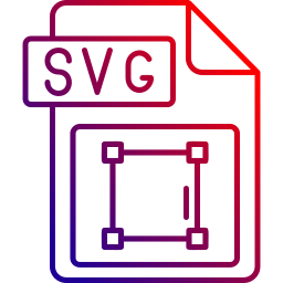 format de fichier svg Icône