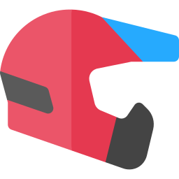 Motocross helmet icon