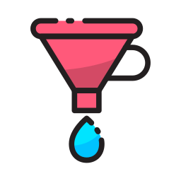 Oil funnel icon