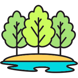 árbol del bosque icono