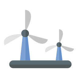 l'énergie éolienne Icône