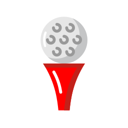 bola de golfe Ícone