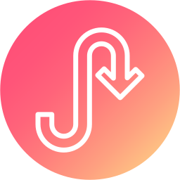 Zig zag icon