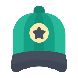 gorra de capitán icono