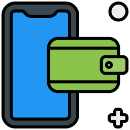 digitale portemonnee icoon