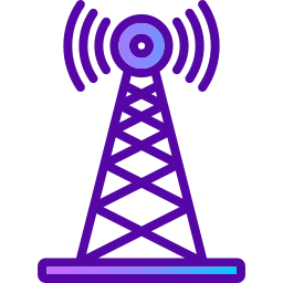 Communication tower icon