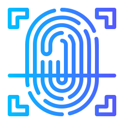 Finger scanner icon