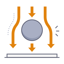 la gravité Icône