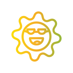 luz solar icono