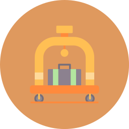 Hotel trolley icon