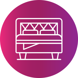 Double bed icon