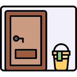 kamer deur icoon