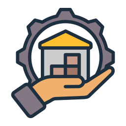 Warehouse management system icon