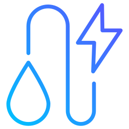 energía del agua icono