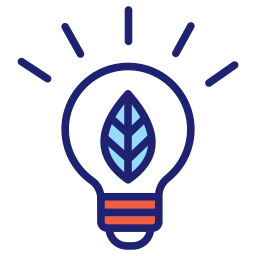 Eco bulb icon