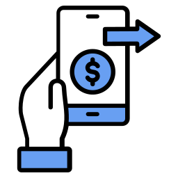 Mobile banking icon