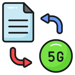 transferencia de datos icono