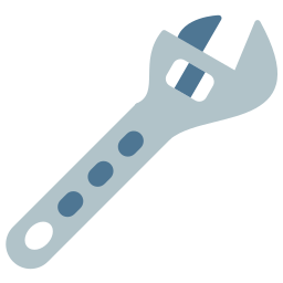 Adjustable wrench icon