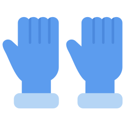 beschermende handschoenen icoon
