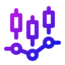 candlestick-diagramm icon