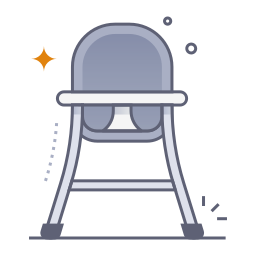 Baby seat icon