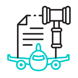 Aviation law icon