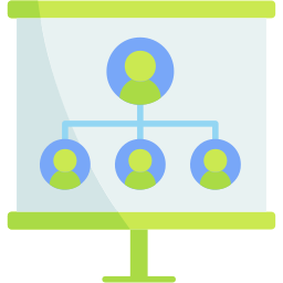Organizational chart icon