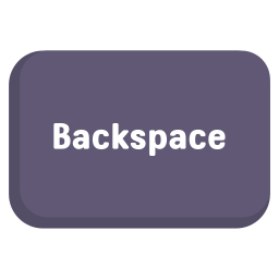 backspace icona