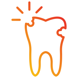 cáries dentárias Ícone