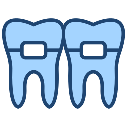 Dental braces icon