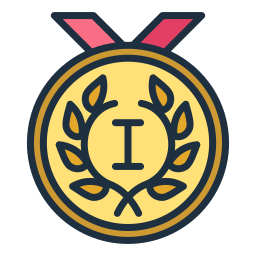 Gold medal icon