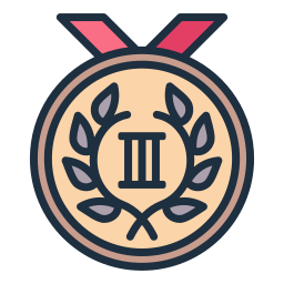 brązowy medal ikona