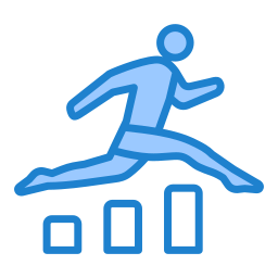 Triple jump icon