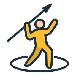 Javelin throw icon