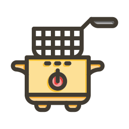 Deep fryer icon