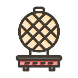piastra per waffle icona