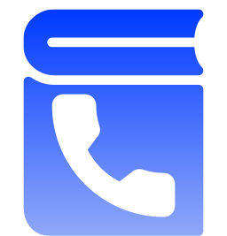 directorio telefónico icono