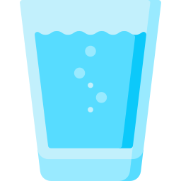 vaso de agua icono