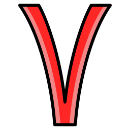 Letter v icon