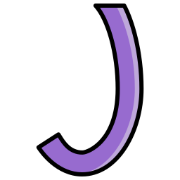 Letter j icon