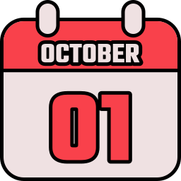 1 de octubre icono