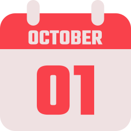 1 oktober icoon