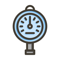 misuratore di pressione icona