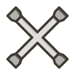 Крестовой ключ иконка