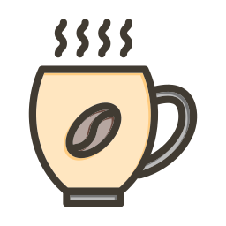 Hot coffee icon